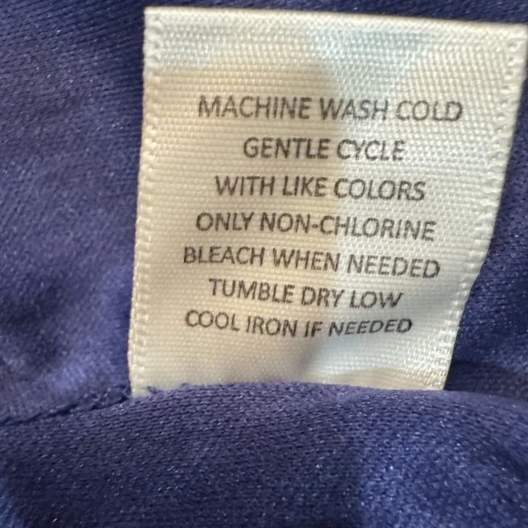 Love Fire Dark Blue Lace with Lace detailing Neckline Dress Size Medium - Picture 12 of 12